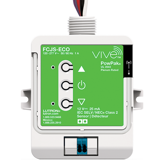 Lutron - Vive LUTRON FCJS-ECO-BULK8 FIXTURE CONTROL FOR ECOSYSTEM LIGHTING CONTROL REMOTE, FOR USE WITH LIGHTING CONTROL, PLASTIC FCJS-ECO-BULK8