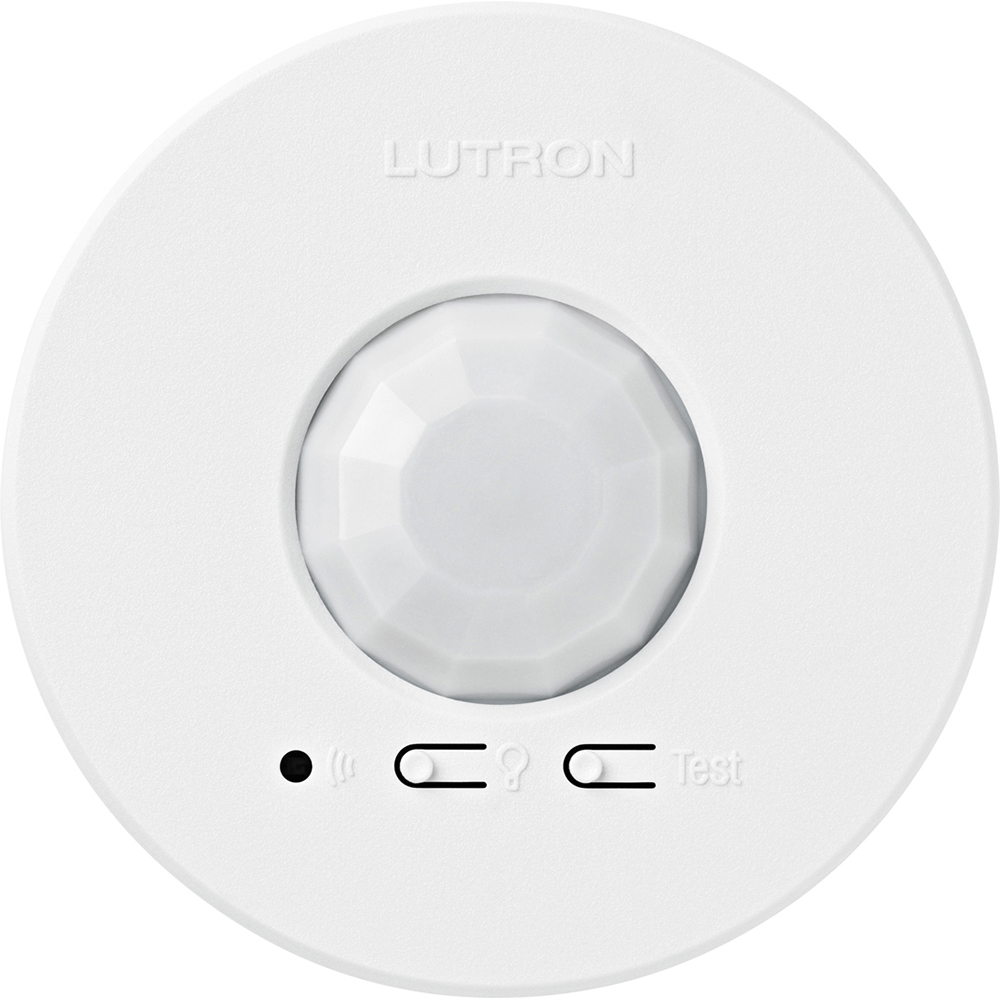 Lutron - Vive Radio Powr Savr Wireless Occupancy/Vacancy Sensor, Ceiling-mount, 434 MHz, White finish LRF2-OCR2B-P-WH