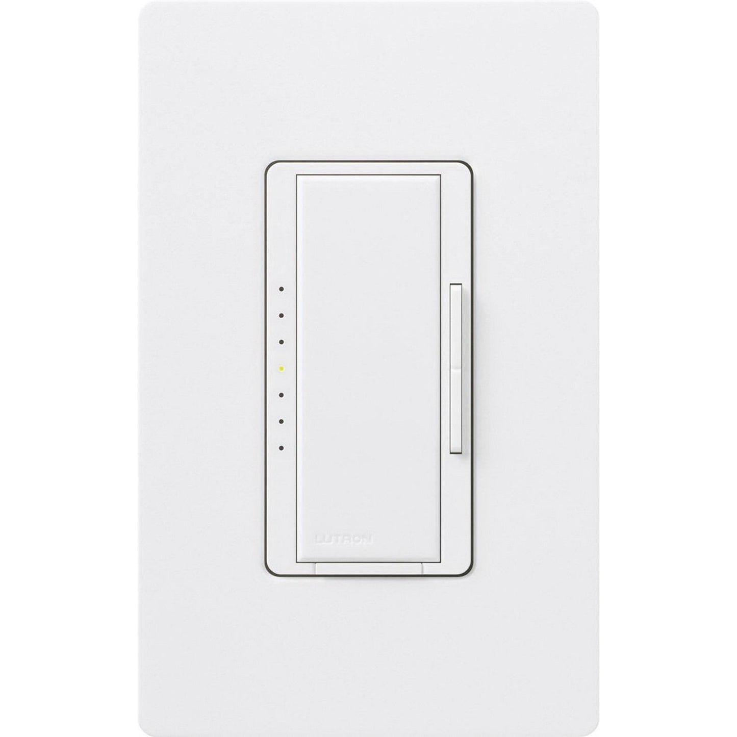 Lutron - Vive Vive C•L 120V, single pole/multi-location dimmer. Max ratings are 150W LED/CFL or 600W incandescent/halogen/MLV MRF2S-6CL-WH