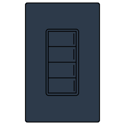 Lutron RA3 4B SUNNATA KEYPAD RRST-W4B-DE