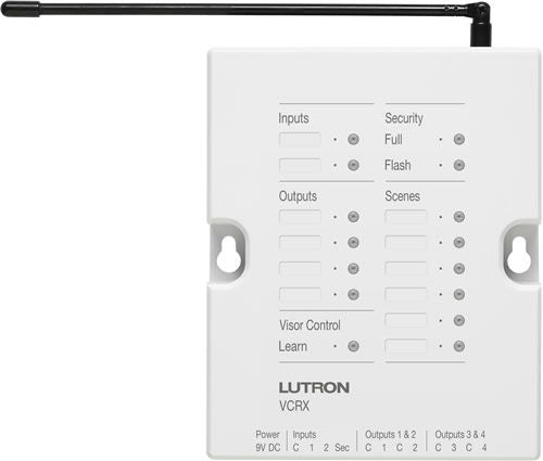 Lutron Radiora2 Visor Control  RR-VCRX-WH