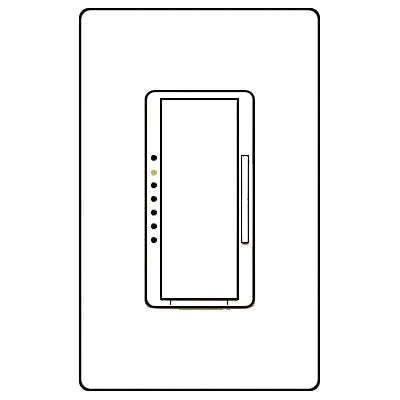Lutron Radiora2 1000W Neutral  RRD-10ND-WH