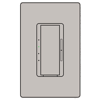 Lutron Radiora2 Rf Fan Control  RRD-2ANF-TP