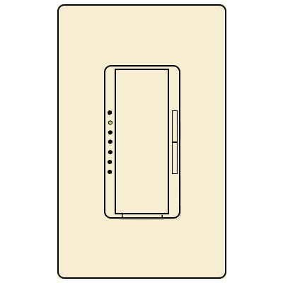 Lutron Ra2 6A Fluor Dimmer  RRD-F6AN-DV-AL