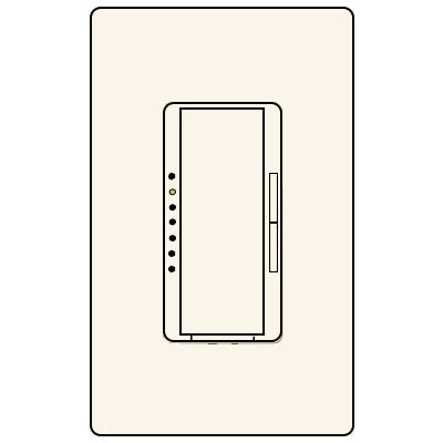 Lutron Ra2 6A Fluor Dimmer  RRD-F6AN-DV-BI