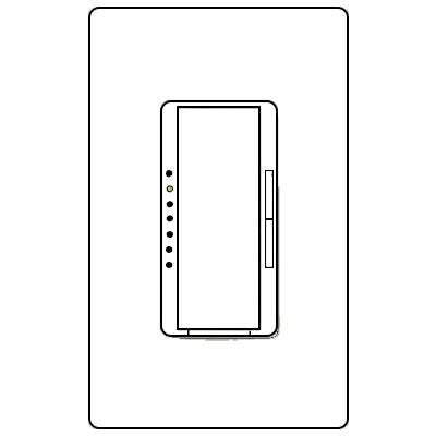 Lutron Ra2 6A Fluor Dimmer  RRD-F6AN-DV-SW