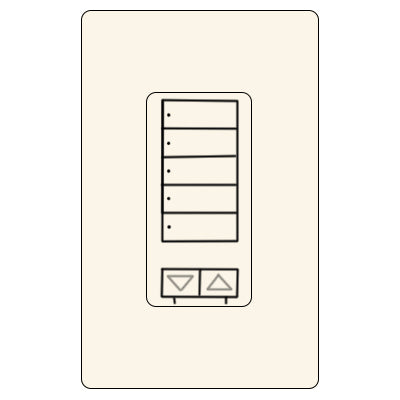 Lutron Cl Ra2 5Brl Hyb St Keypad  RRD-HN5BRL-BI