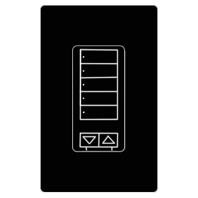 Lutron Cl Ra2 5Brl Hyb St Keypad  RRD-HN5BRL-BL