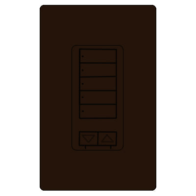 Lutron Cl Ra2 5Brl Hyb St Keypad  RRD-HN5BRL-BR