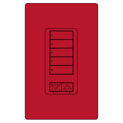 Lutron Cl Ra2 5Brl Hyb St Keypad  RRD-HN5BRL-HT