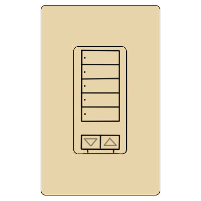 Lutron Cl Ra2 5Brl Hyb St Keypad  RRD-HN5BRL-IV