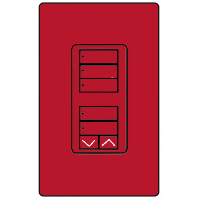 Lutron Dual 3-Button And 2-Button With Raise/Lower RRD-W1RLD-HT