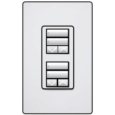 Lutron Dual 2-Button With Raise/Lower RRD-W2RLD-WH