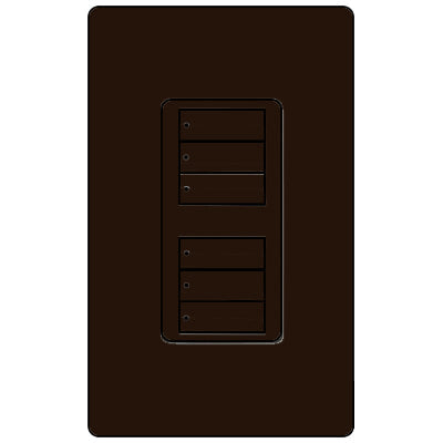Lutron Dual 3-Button RRD-W3BD-BR