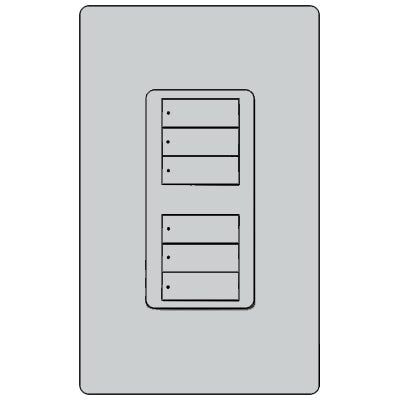 Lutron Dual 3-Button RRD-W3BD-PD
