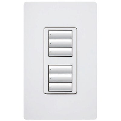 Lutron Dual 3-Button RRD-W3BD-WH