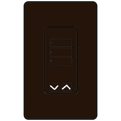 Lutron 3-Button With Raise/Lower RRD-W3BRL-BR