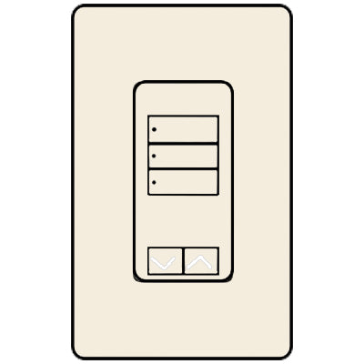 Lutron 3-Button With Raise/Lower RRD-W3BRL-LA