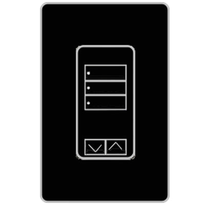 Lutron 3-Button With Raise/Lower RRD-W3BRL-MN