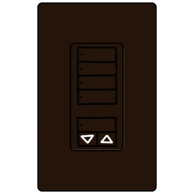 Lutron 4-Scene With Raise/Lower RRD-W4S-BR