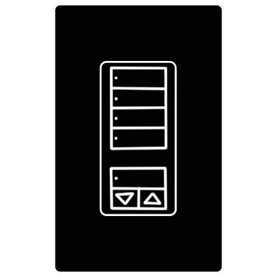 Lutron 4-Scene With Raise/Lower RRD-W4S-MN