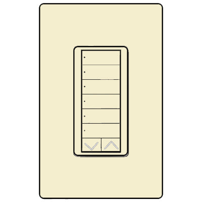 Lutron 6-Button With Raise/Lower RRD-W6BRL-AL