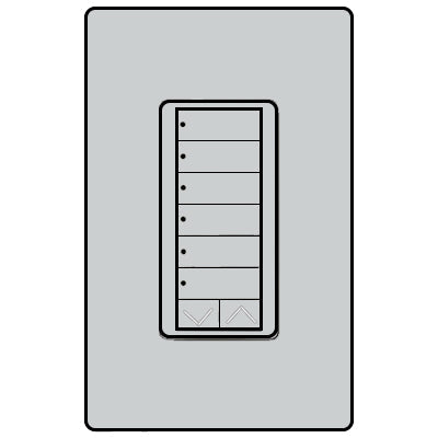 Lutron 6-Button With Raise/Lower RRD-W6BRL-PD