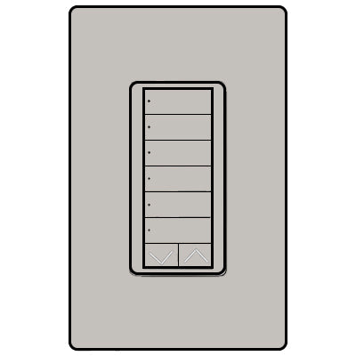 Lutron 6-Button With Raise/Lower RRD-W6BRL-TP