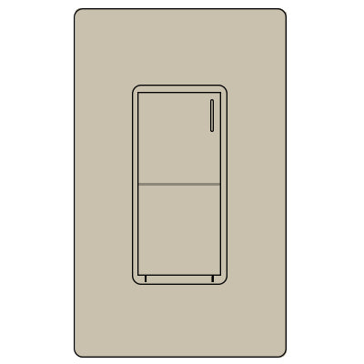 Lutron RA3 SUNNATA 8A NTRL SWITCH RRST-8ANS-CY