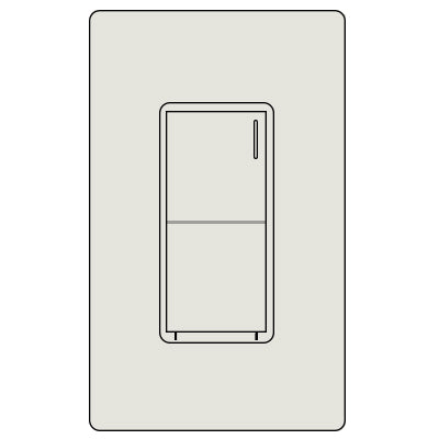 Lutron RA3 SUNNATA 8A NTRL SWITCH RRST-8ANS-LG