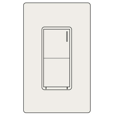 Lutron RA3 SUNNATA 8A NTRL SWITCH RRST-8ANS-RW