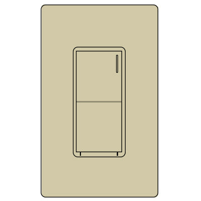 Lutron RA3 SUNNATA 8A NTRL SWITCH RRST-8ANS-SA