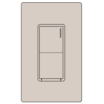 Lutron RA3 SUNNATA 8A NTRL SWITCH RRST-8ANS-TP