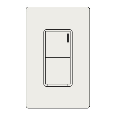 Lutron RA3 SUNNATA COMPAN SWITCH RRST-RS-RW