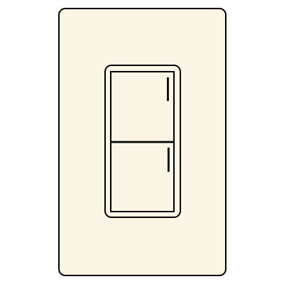 Lutron RA3 2B SUNNATA KEYPAD RRST-W2B-BI