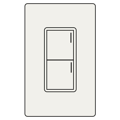 Lutron RA3 2B SUNNATA KEYPAD RRST-W2B-GL