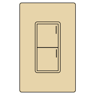 Lutron RA3 2B SUNNATA KEYPAD RRST-W2B-IV