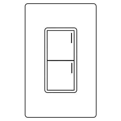 Lutron RA3 2B SUNNATA KEYPAD RRST-W2B-SW