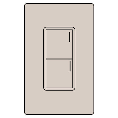 Lutron RA3 2B SUNNATA KEYPAD RRST-W2B-TP