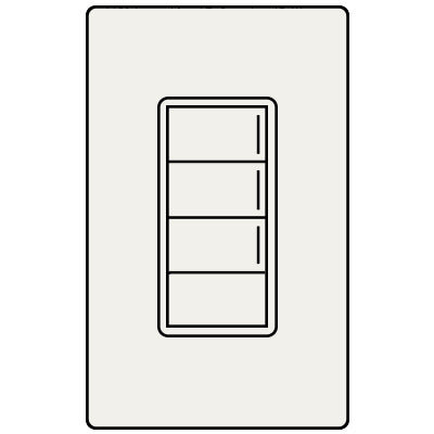 Lutron RA3 3RL SUNNATA KEYPAD RRST-W3RL-GL