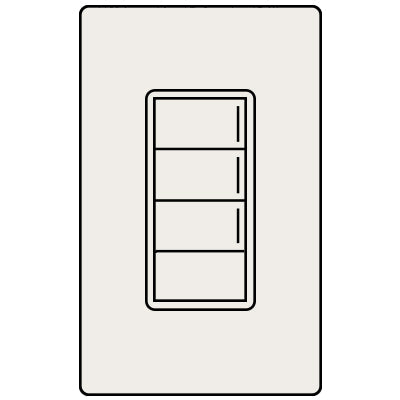 Lutron RA3 3RL SUNNATA KEYPAD RRST-W3RL-RW