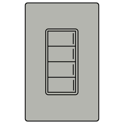 Lutron RA3 4B SUNNATA KEYPAD RRST-W4B-CS