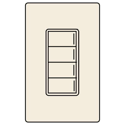 Lutron RA3 4B SUNNATA KEYPAD RRST-W4B-LA