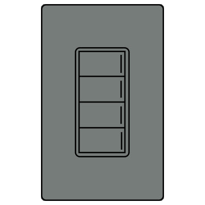Lutron RA3 4B SUNNATA KEYPAD RRST-W4B-SL