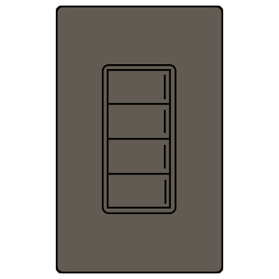 Lutron RA3 4B SUNNATA KEYPAD RRST-W4B-TF